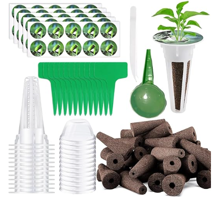 Kit complet pour culture de potager d'intérieur 80 pièces