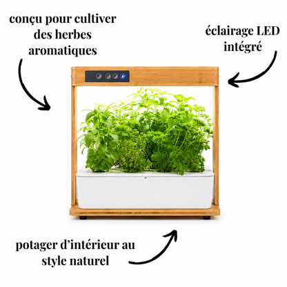 Hydrivia Bambu — Potager d’intérieur effet bambou