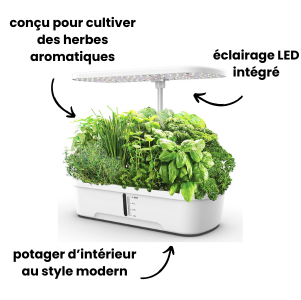 Hydrivia Origin — Potager d’intérieur hydroponique avec éclairage LED