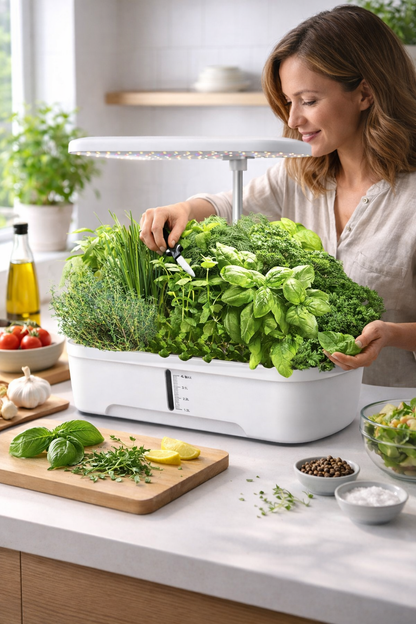 Hydrivia Origin — Potager d’intérieur hydroponique avec éclairage LED