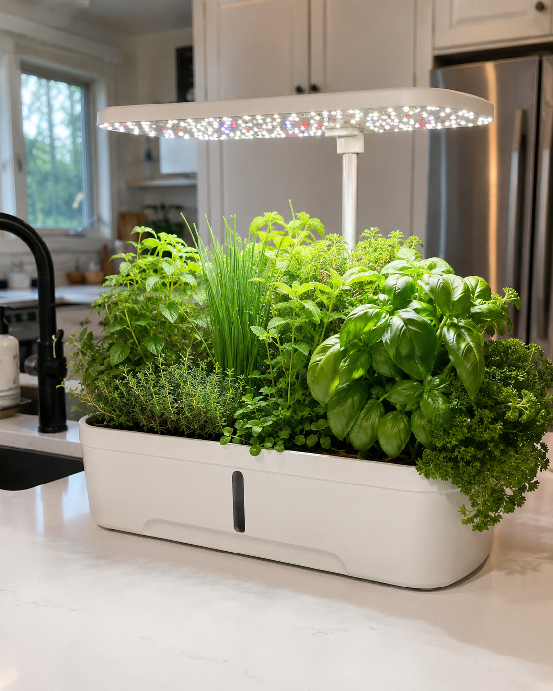 Hydrivia Origin — Potager d’intérieur hydroponique avec éclairage LED