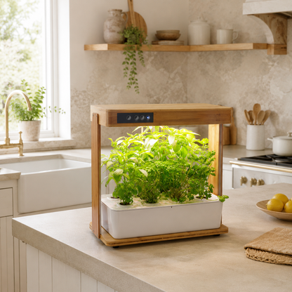 Hydrivia Bambu — Potager d’intérieur effet bambou
