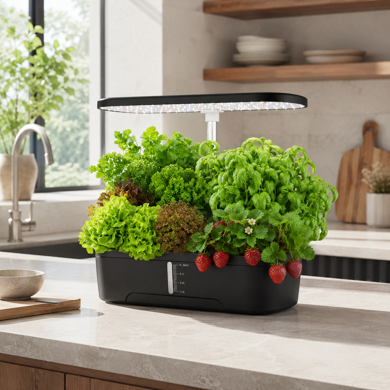 Hydrivia Luma — Potager d’intérieur avec éclairage LED